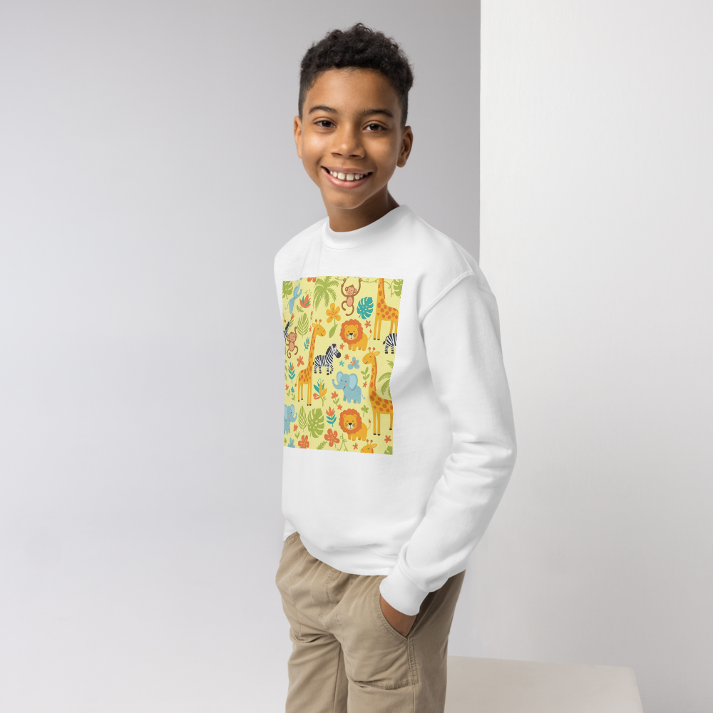 Kids Crewneck Sweatshirt – Soft Fleece Printed Pullover for Boys & Girls XL