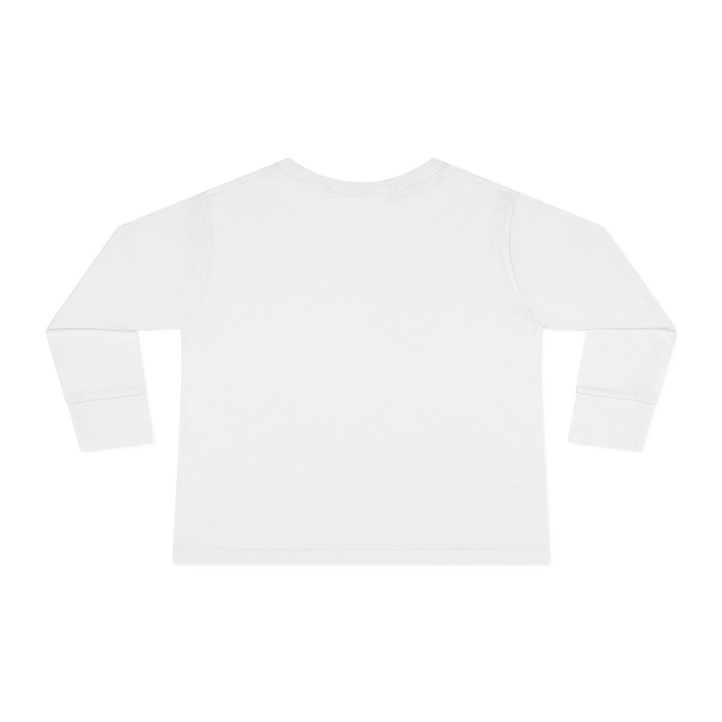 Toddler Long Sleeve Tee – Cute Spring Floral & Ladybug Pattern | Soft Cotton Kids Top for Everyday Wear White