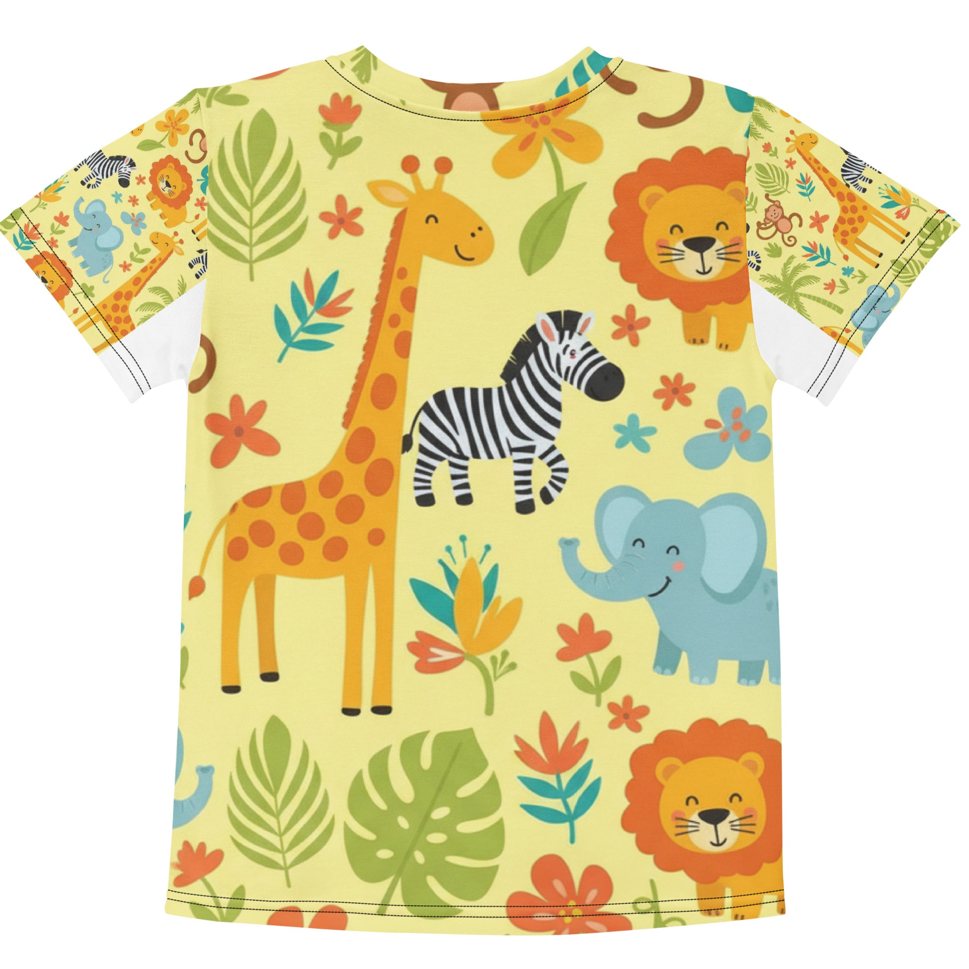 Kids T-Shirt – Pastel Rainbow All-Over Print Tee for Boys & Girls 7