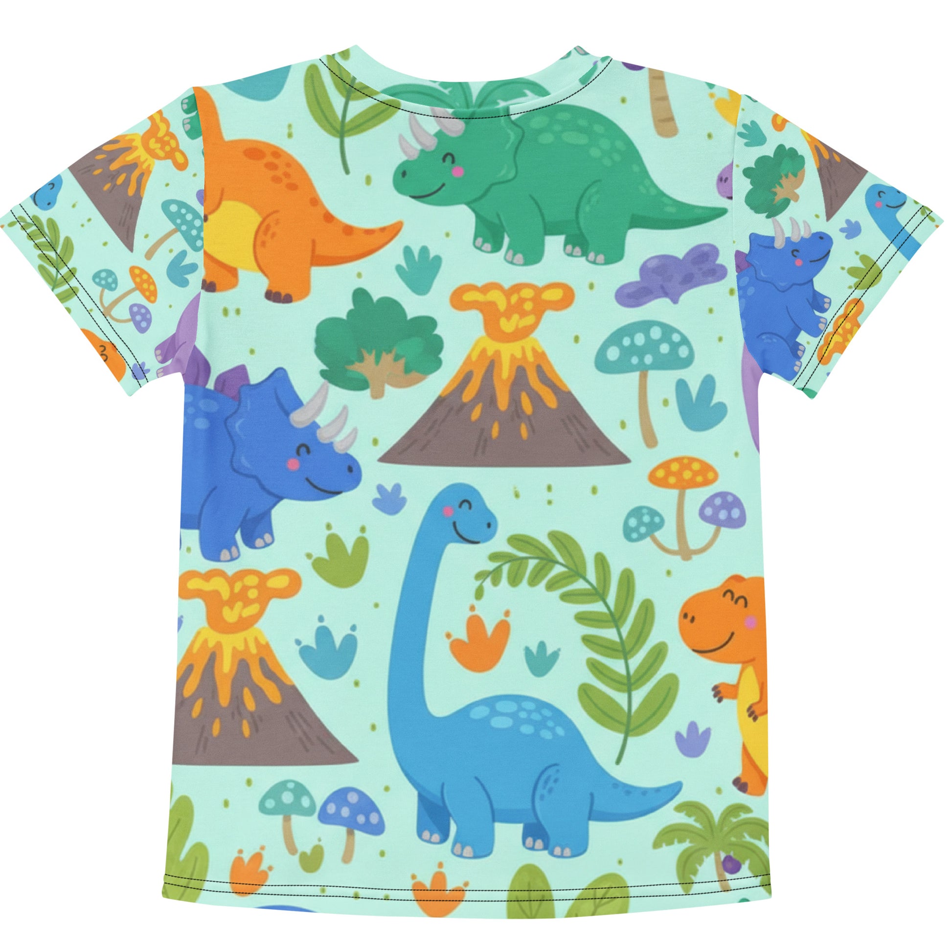 Kids Dinosaur T-Shirt – All-Over Dino Print Tee for Boys & Girls 7