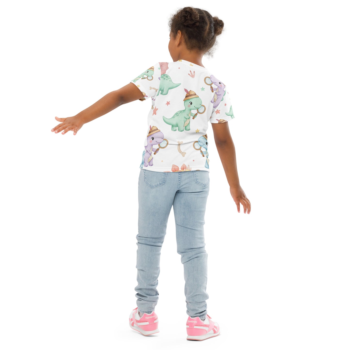 Kids Explorer Dinosaur T-Shirt – Cute Boys & Girls Adventure Dino All-Over Print Tee for Playdates & School 7