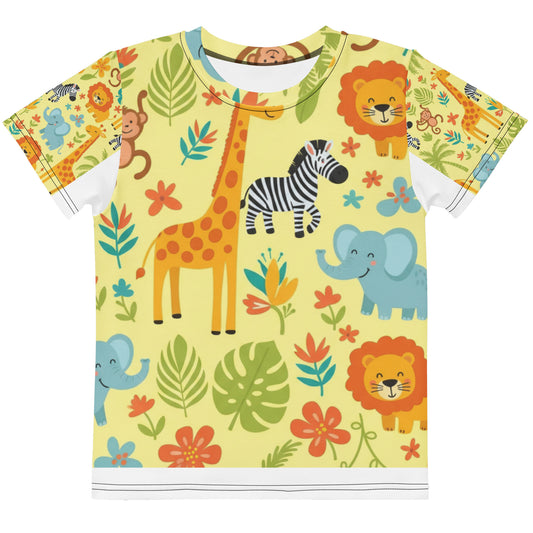 Kids T-Shirt – Pastel Rainbow All-Over Print Tee for Boys & Girls 7
