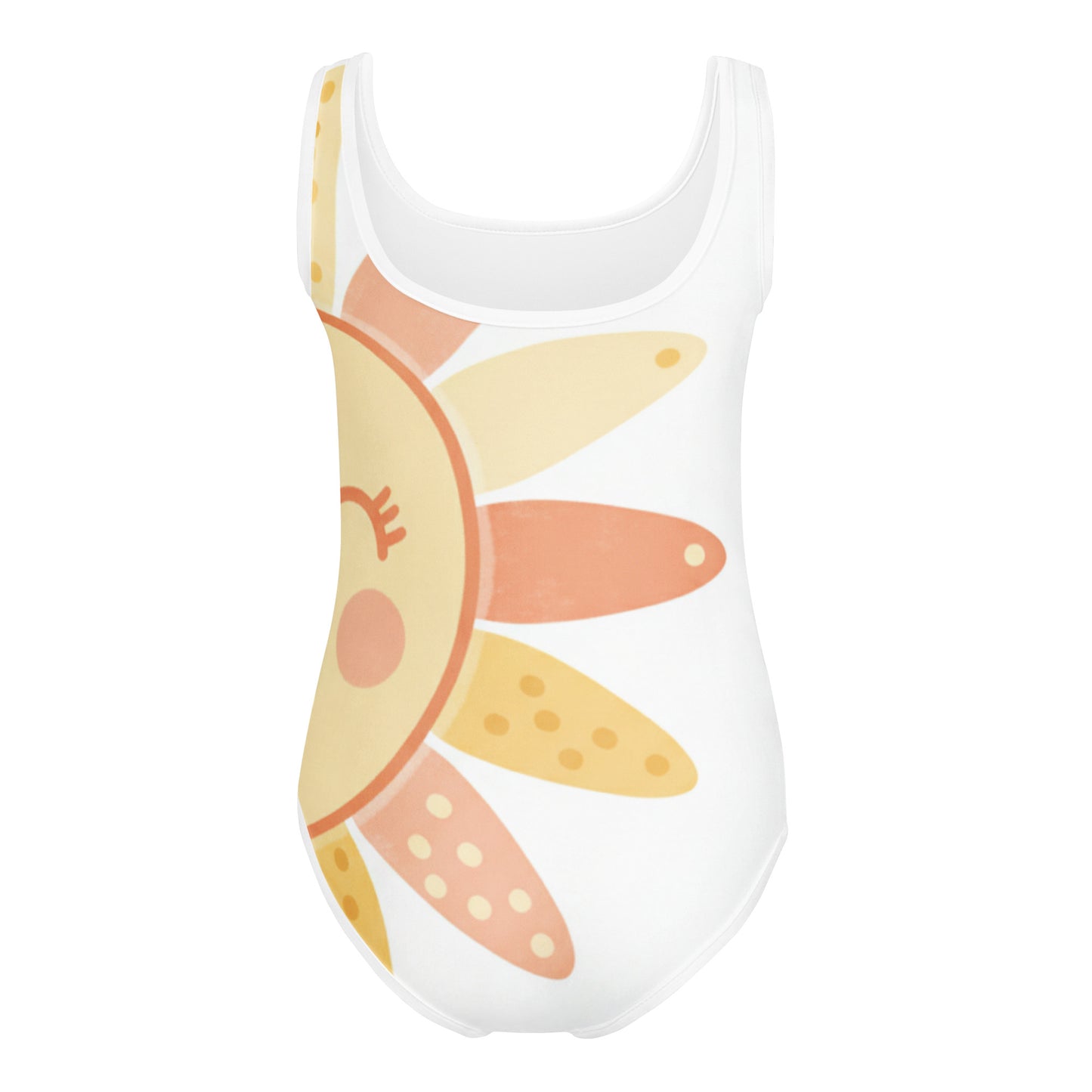 Girls Printed Kids One-Piece Swimsuit – Cute All-Over Print Summer Swimwear for Toddlers & Kids 7