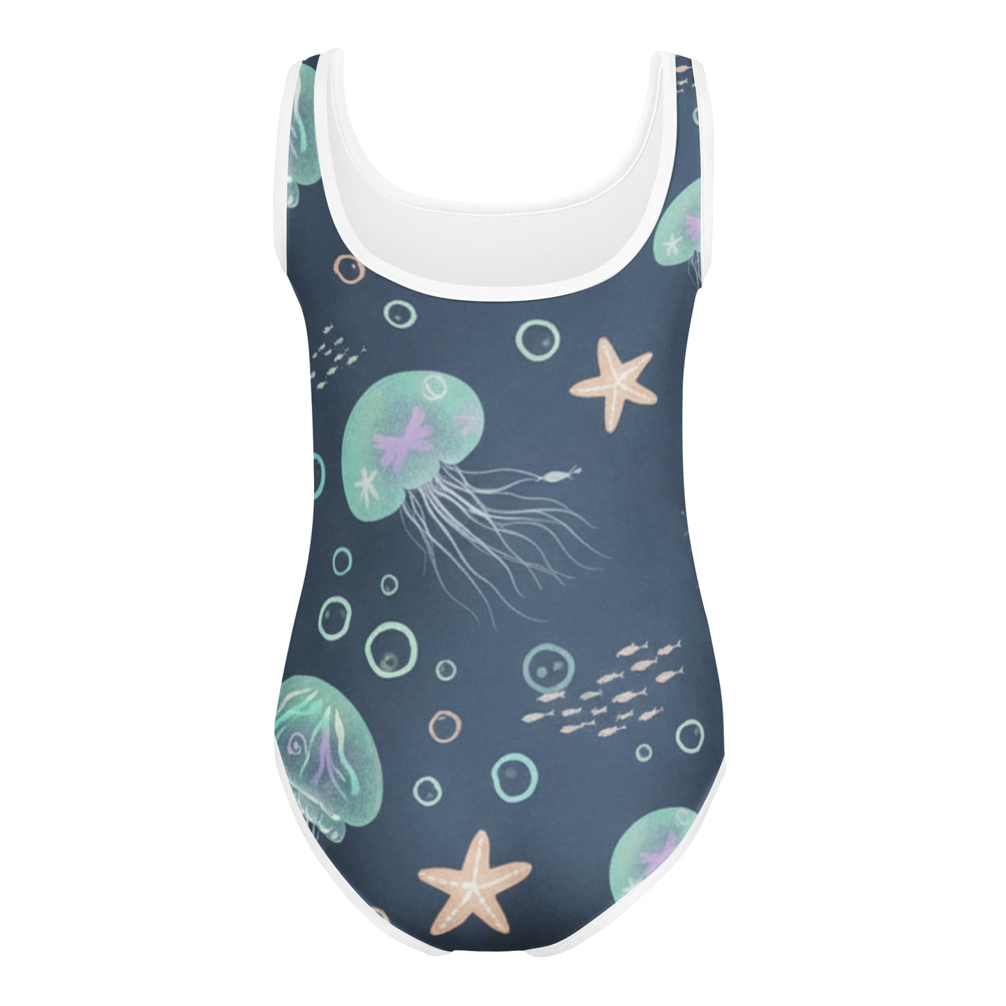 Girls Ocean Star Swimsuit – Cute Kids One-Piece Summer Swimwear 7