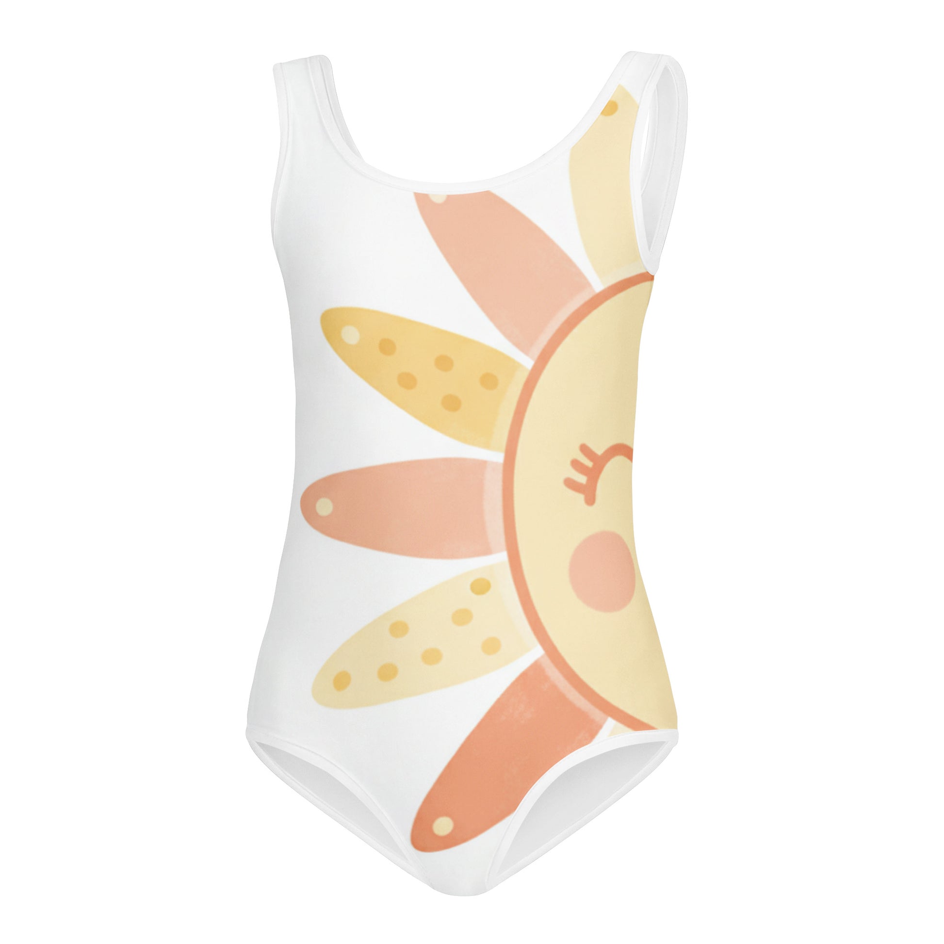 Girls Printed Kids One-Piece Swimsuit – Cute All-Over Print Summer Swimwear for Toddlers & Kids 7