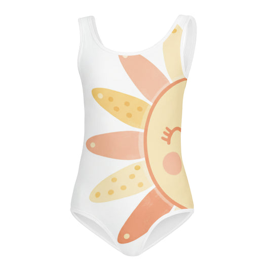 Girls Printed Kids One-Piece Swimsuit – Cute All-Over Print Summer Swimwear for Toddlers & Kids 7