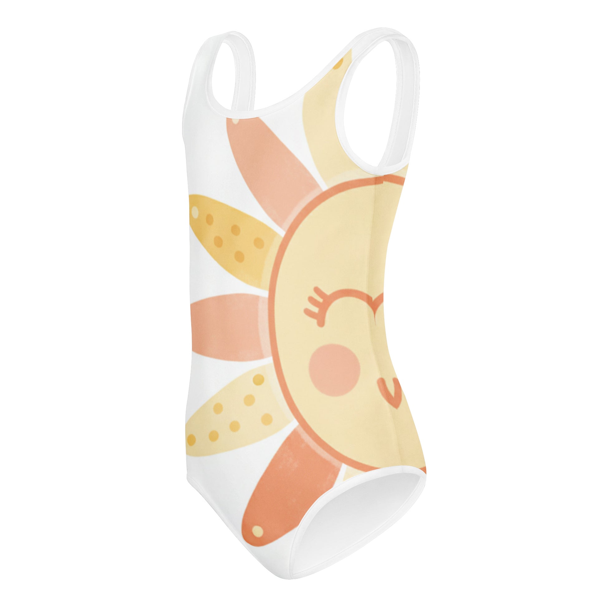 Girls Printed Kids One-Piece Swimsuit – Cute All-Over Print Summer Swimwear for Toddlers & Kids 7