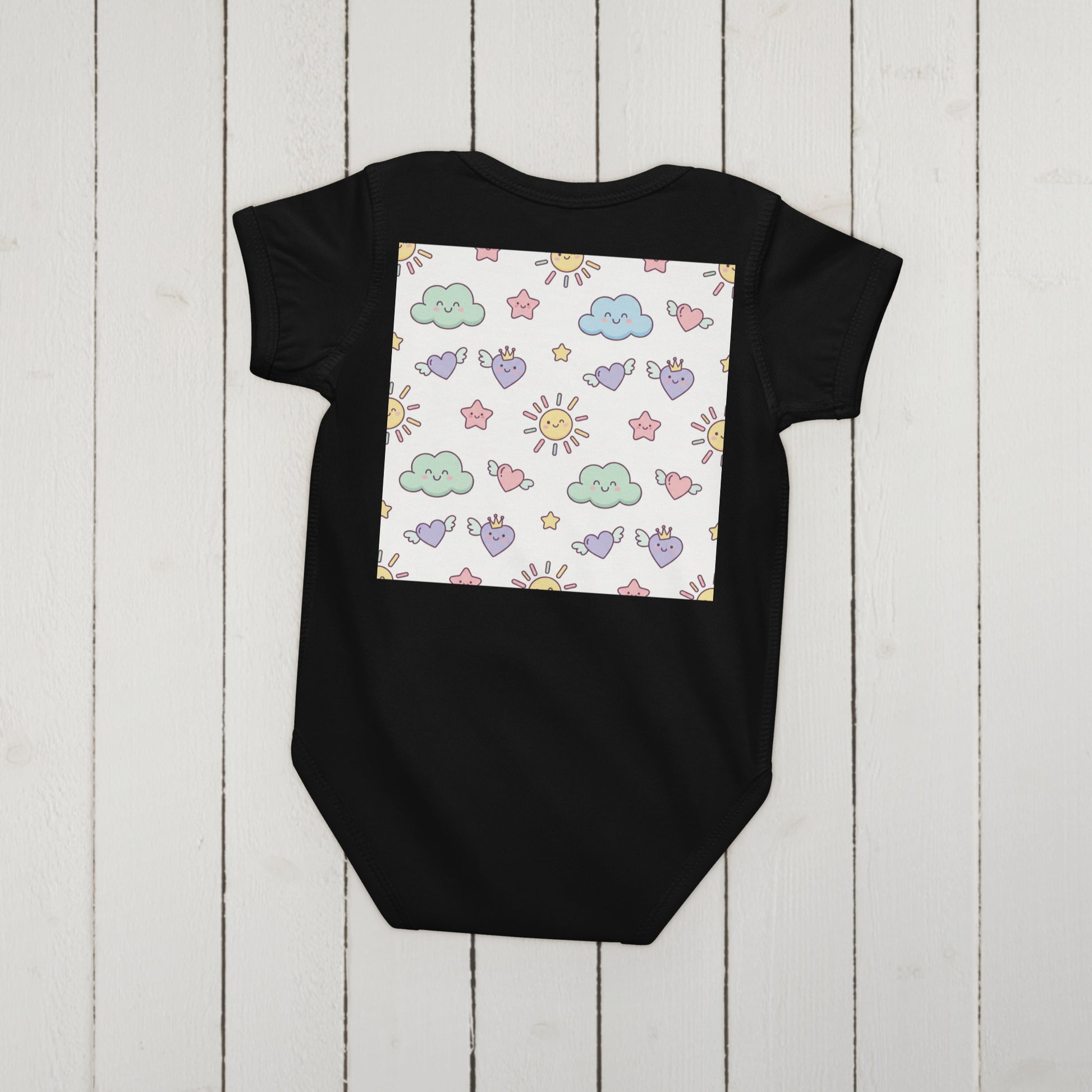 Baby Jersey Bodysuit – Soft 100% Cotton Printed Onesie for Newborns & Infants | Everyday Baby Essential