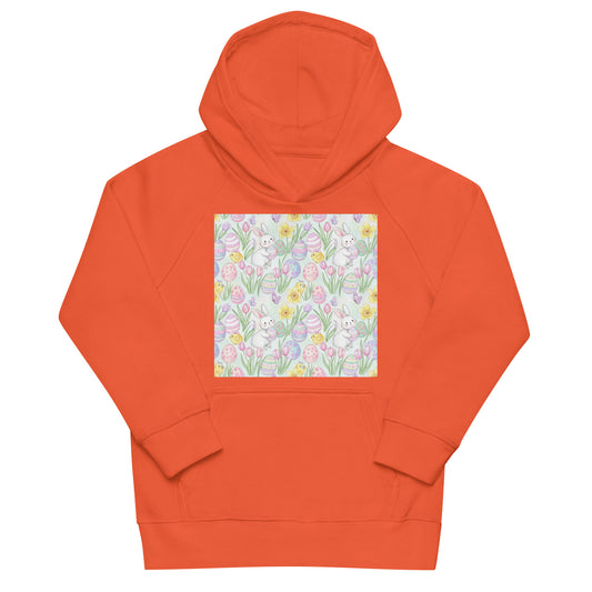 Toddler Easter Hoodie – Cute Kids Spring Garden Bunny & Chicks Pullover for Easter & Outdoor Play