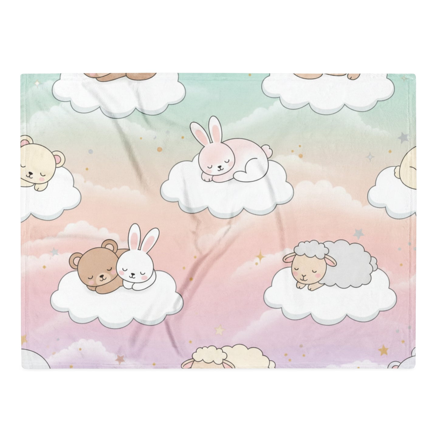 Soft Baby Blanket – Cloud Dreams Plush Nursery Blanket for Newborns 30″×40″