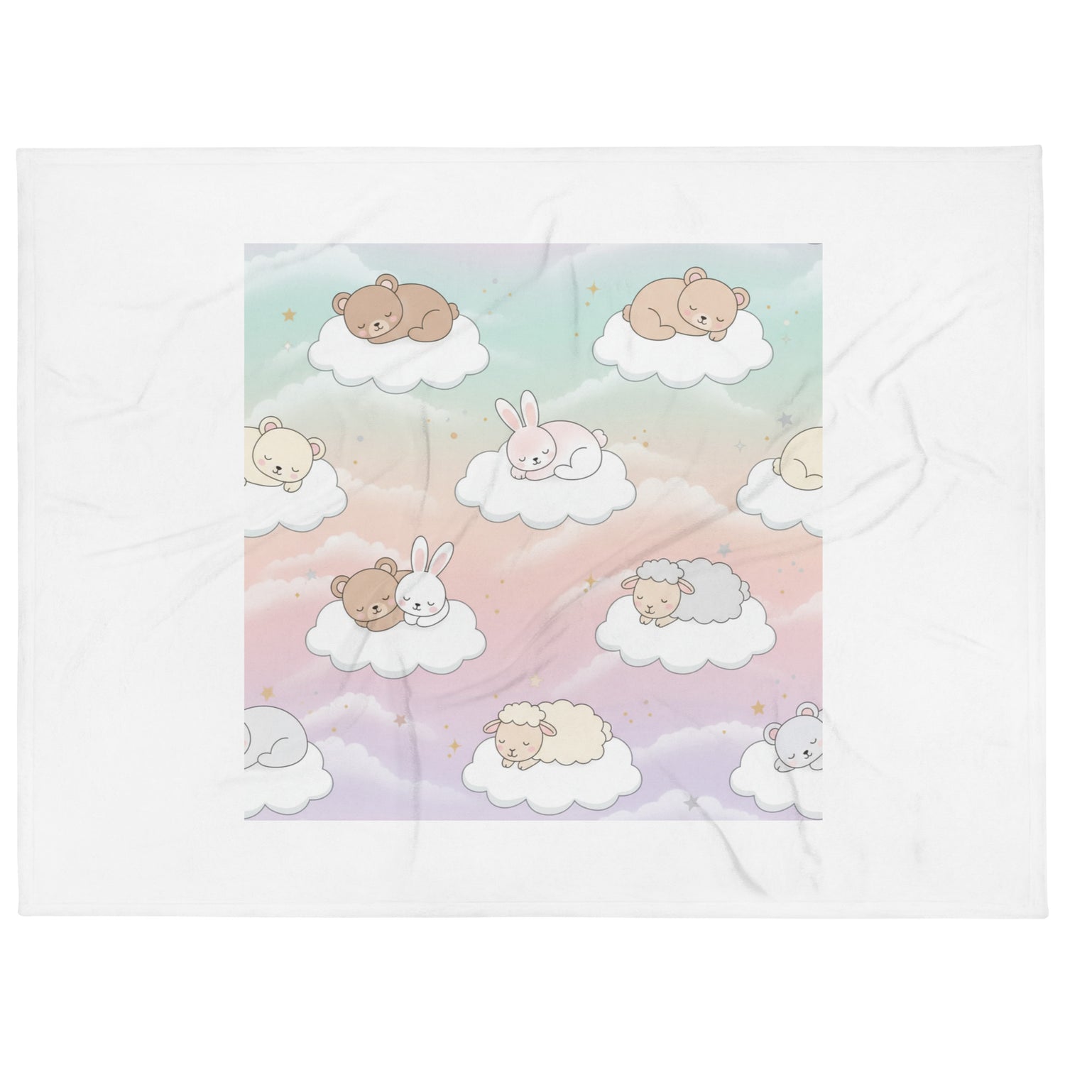 Soft Baby Blanket – Cloud Dreams Plush Nursery Blanket for Newborns 60″×80″