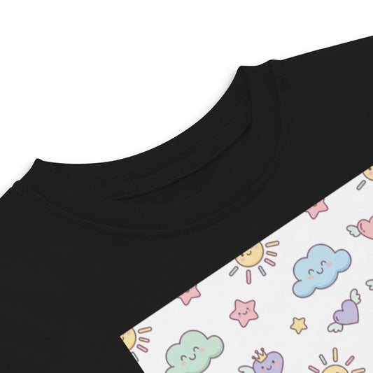 Toddler Jersey T-Shirt – Soft 100% Cotton Printed Kids Tee for Everyday Comfort & Style