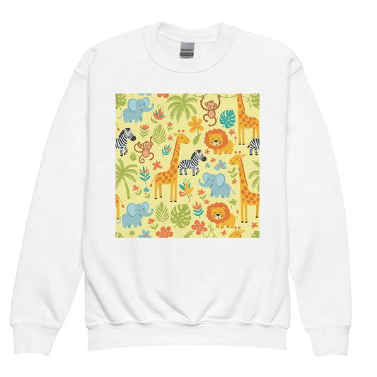 Kids Crewneck Sweatshirt – Soft Fleece Printed Pullover for Boys & Girls XL