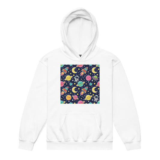 Classic Youth Fleece Hoodie – Soft Cotton-Poly Blend Kids Pullover for School, Sports & Everyday Wear XL