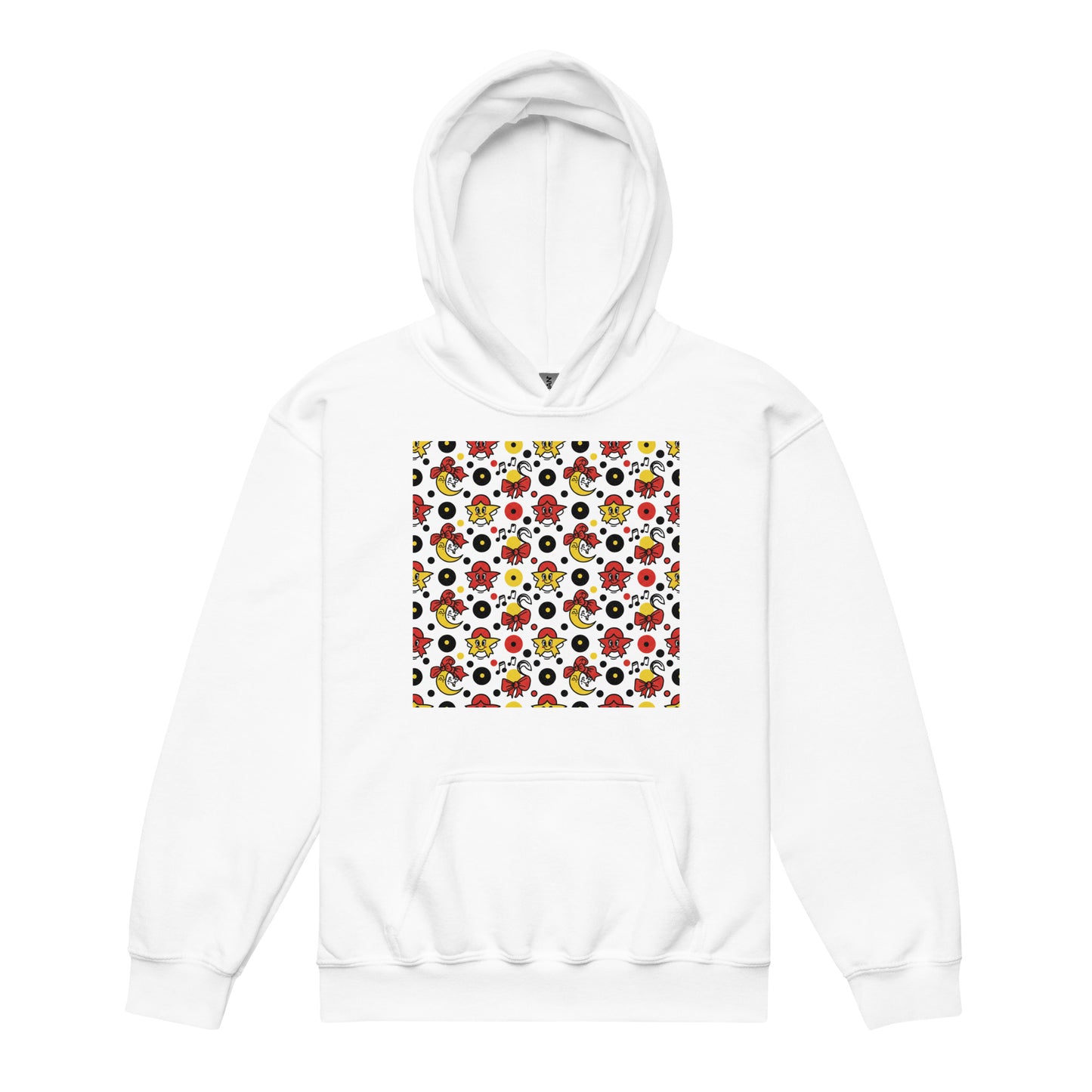 Youth Heavy Blend Hoodie – Soft 50/50 Cotton-Poly Printed Kids Pullover | Warm Everyday Sweatshirt for Boys & Girls XL