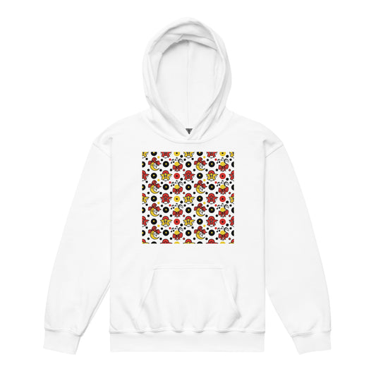 Youth Heavy Blend Hoodie – Soft 50/50 Cotton-Poly Printed Kids Pullover | Warm Everyday Sweatshirt for Boys & Girls XL